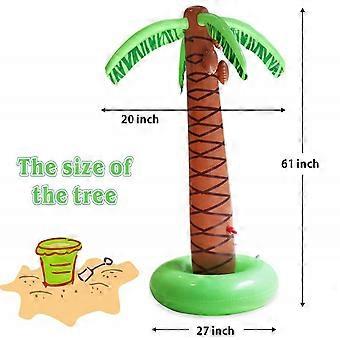 Inflatable Tropical Tree Water Spray Coconut Tree Prop for Children Playing