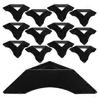 Lot de 30 supports pour mini-cubes de puzzle, base triangulaire, trépied de présentation pour mini-cubes de vitesse, idéal pour la maison, le bureau ou la chambre d'enfant (noir).