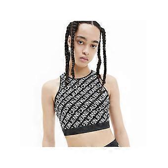 Calvin Klein Unlimited Logo Tanktop til Kvinder - Sort