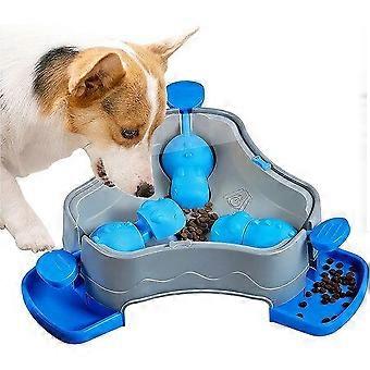 Interactive Dog Puzzle Feeder Toy for Small & Medium Dogs - Slow Eating, Engaging, Multi-Pet Fun!