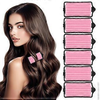 8pcs Sponge Hair Rollers Self Holding Hair Curlers Hair Styling Tools for Home Salon