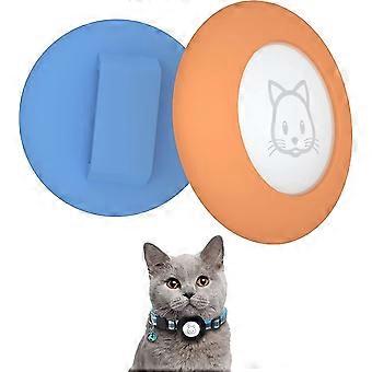 2023 Airtag Cat Collar Holder, Small Cat Collar Holder Compatible With Apple Airtag, 2 Pcs Waterproof Protective Cover For Pet Collar Within 1cm (oran
