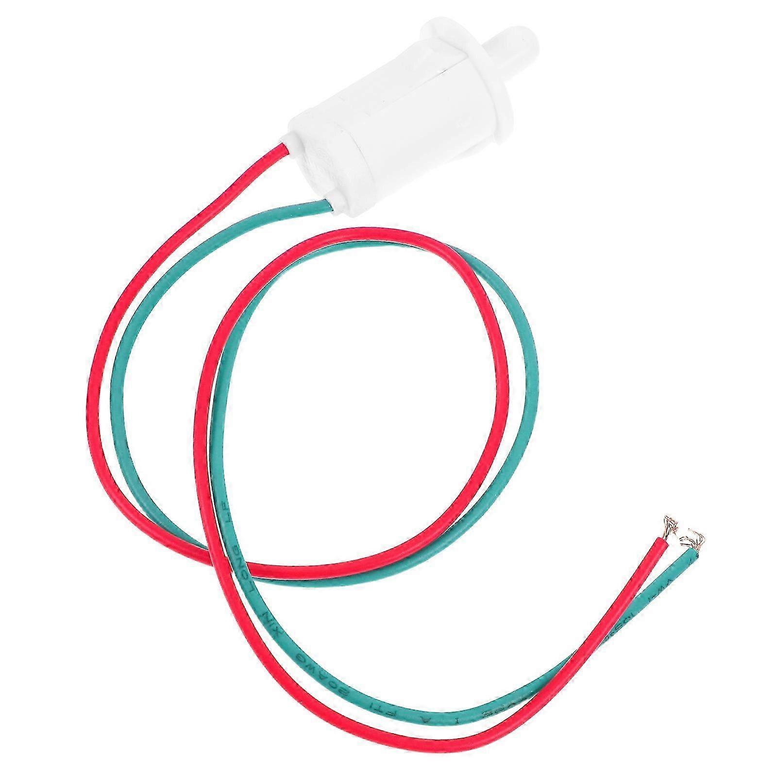 Icebox Refrigerator Light Switch Plastic Replacement with Wire 26-27