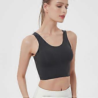 Women Seamless Sports Bra 2 Pack Wireless Yoga Bralette No Pad Comfort Bra Compression Crop Tops Vest for Running Sports Fitness