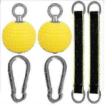 72mm Pull Up Bälle Cannonball Grip Finger Trainer (gelb)