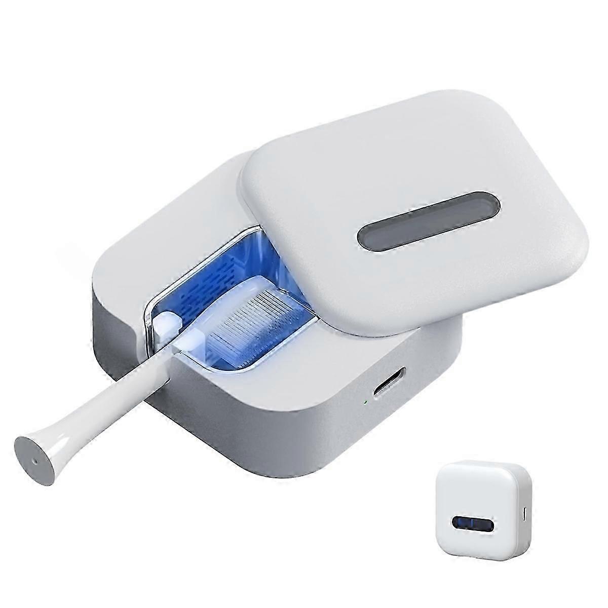 Portable Toothbrush Cleaner with USB Rechargeable