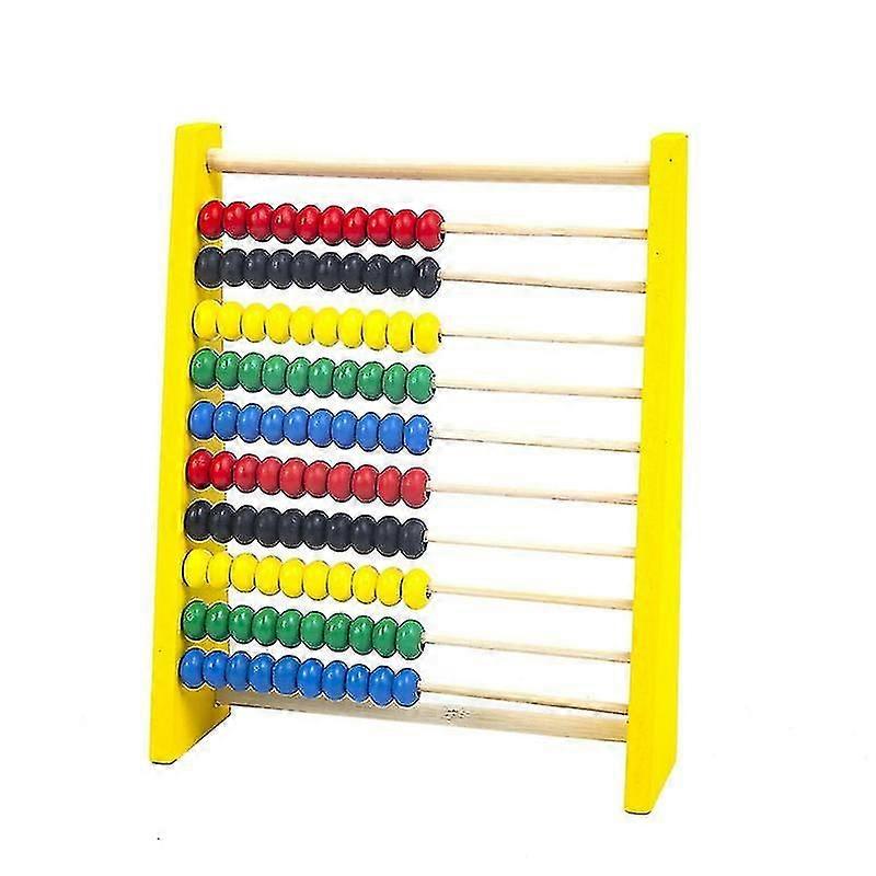 Bois Abacus Child Math Educational Learning Kid Toy Calculat Bead Counting