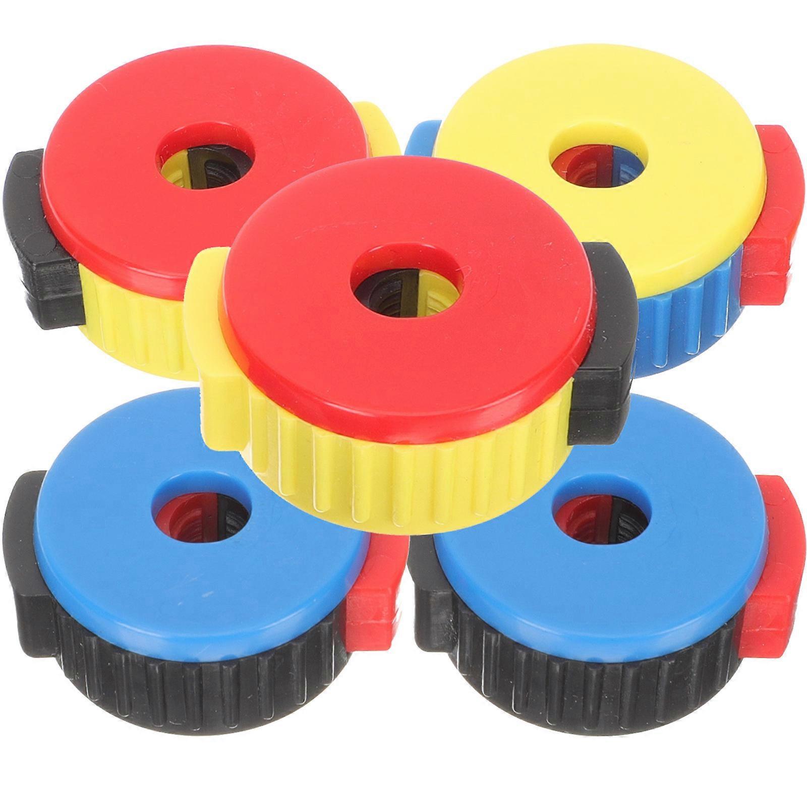 Assorted Color 5Pcs Drum Quick Release Nuts for Cymbal Fixing