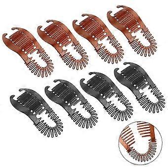 8Pcs Interlocking Banana Hair Clips Women Hair Accessories for Curly Thick Hair