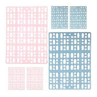 Plastic Rabbit Feet Pad Floor Mat for Small Animal Cage 18 Pieces