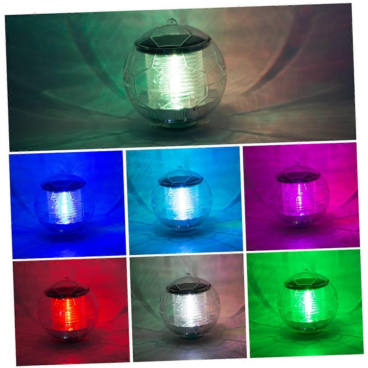 Transparent Component SolarPowered Waterproof Floating LED Light Strip with Color Changing Effect for Garden