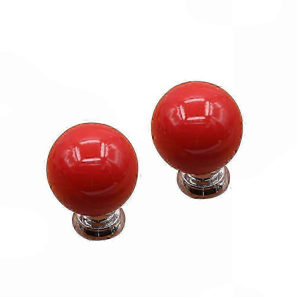 Round Ceramic Pull Knobs, Functional Handles for Cabinets and Furniture