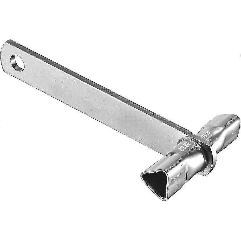 M12 Triangular Key, Post Key, Double Size M12/M10 Fire Brigade Key, for Barrier Posts, Bollard Key