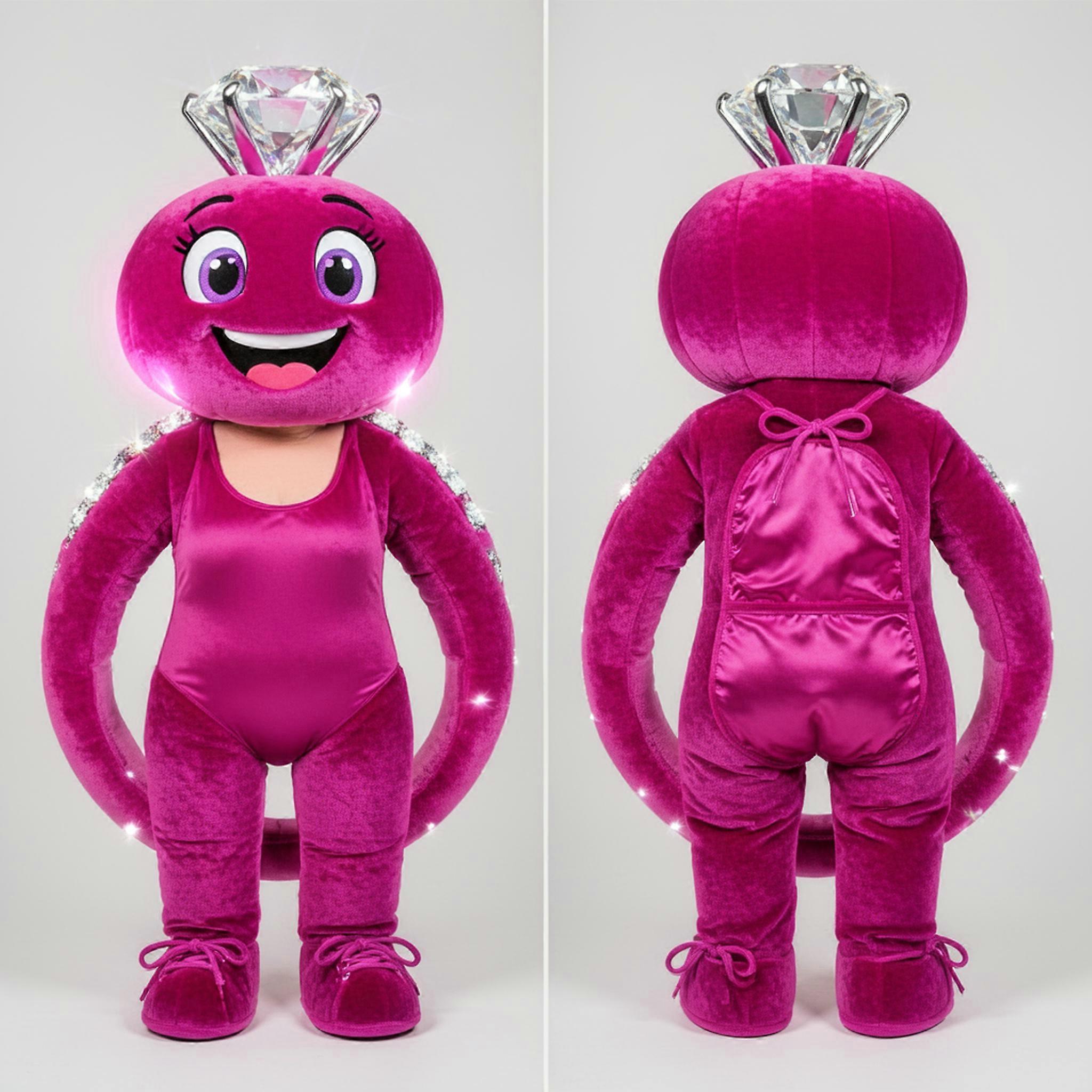 MASTICOT Magenta Velvety Engagement Ring Mascot