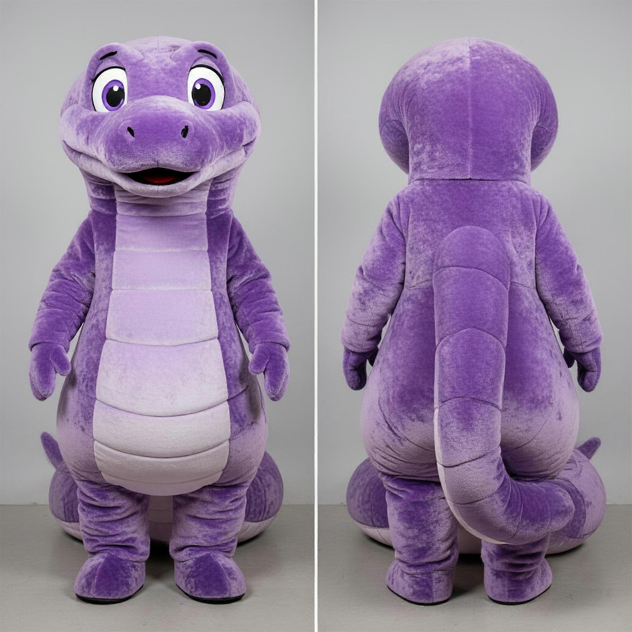 MASTICOT Lavender Plush Titanoboa Mascot