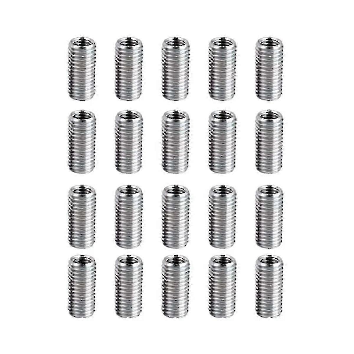 20 Pcs M8 to M6 Thread Screw Sleeve Bolt Conversion Nuts Thread Reducing Nuts COS