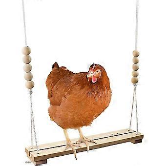 Chicken Swing Toy Voor Coop Natuurlijke Veilige Houten Accessoires. Grote duurzame baars ladder voor pluimvee run haan kippen kippen kuikens huisdier papegaaien Ara Entertai