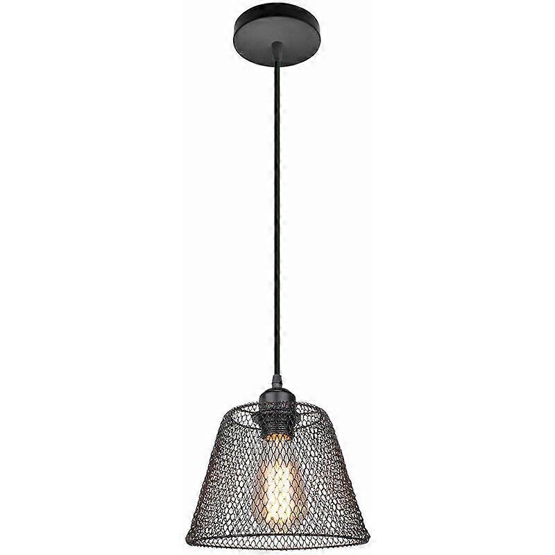 Woven Metal Pendant Light Soft Diffused