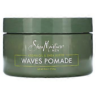3 x SheaMoisture, Men, Waves Pomade, Argan Oil & Shea Butter, 4 oz (113 g)