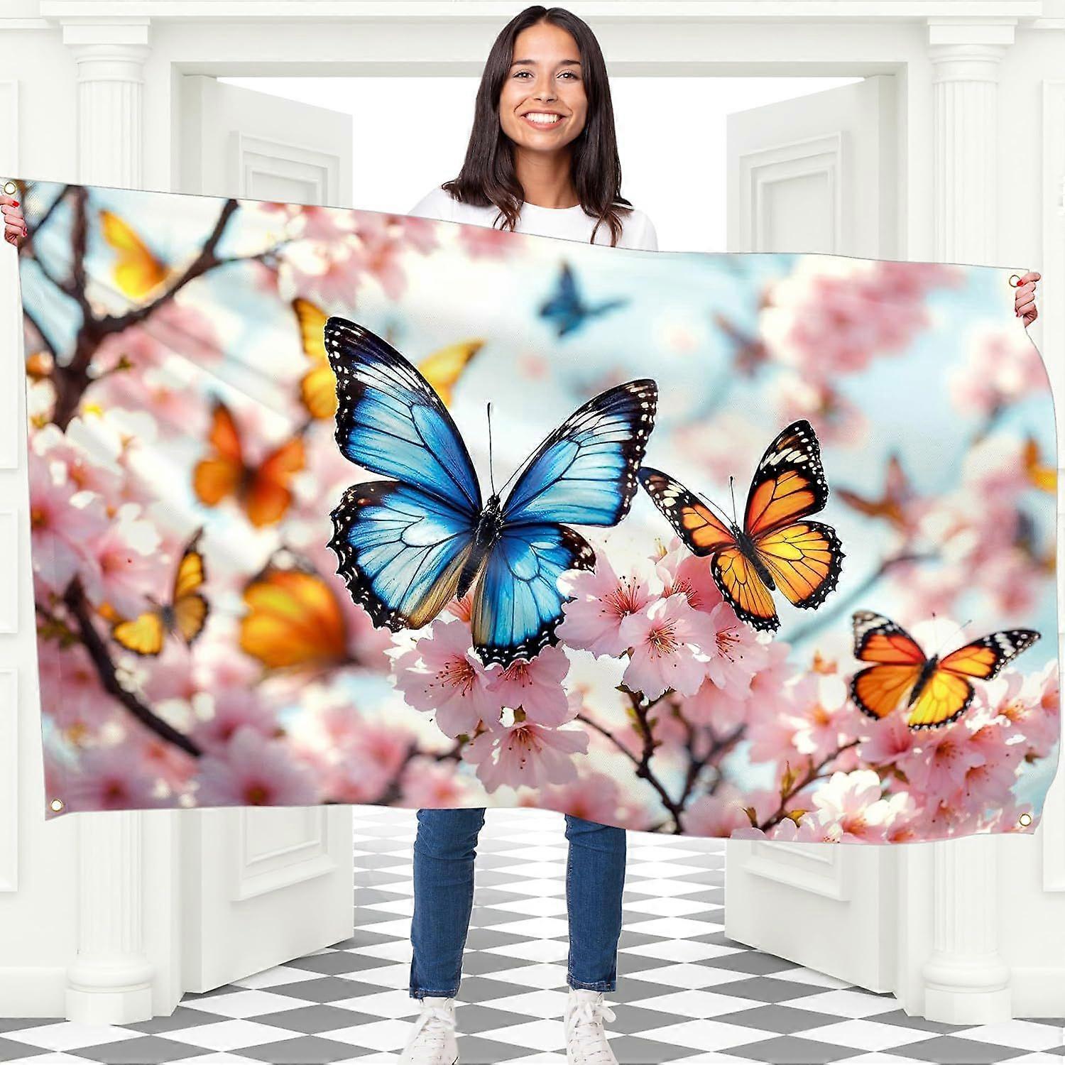 Butterflies Flag ND-563