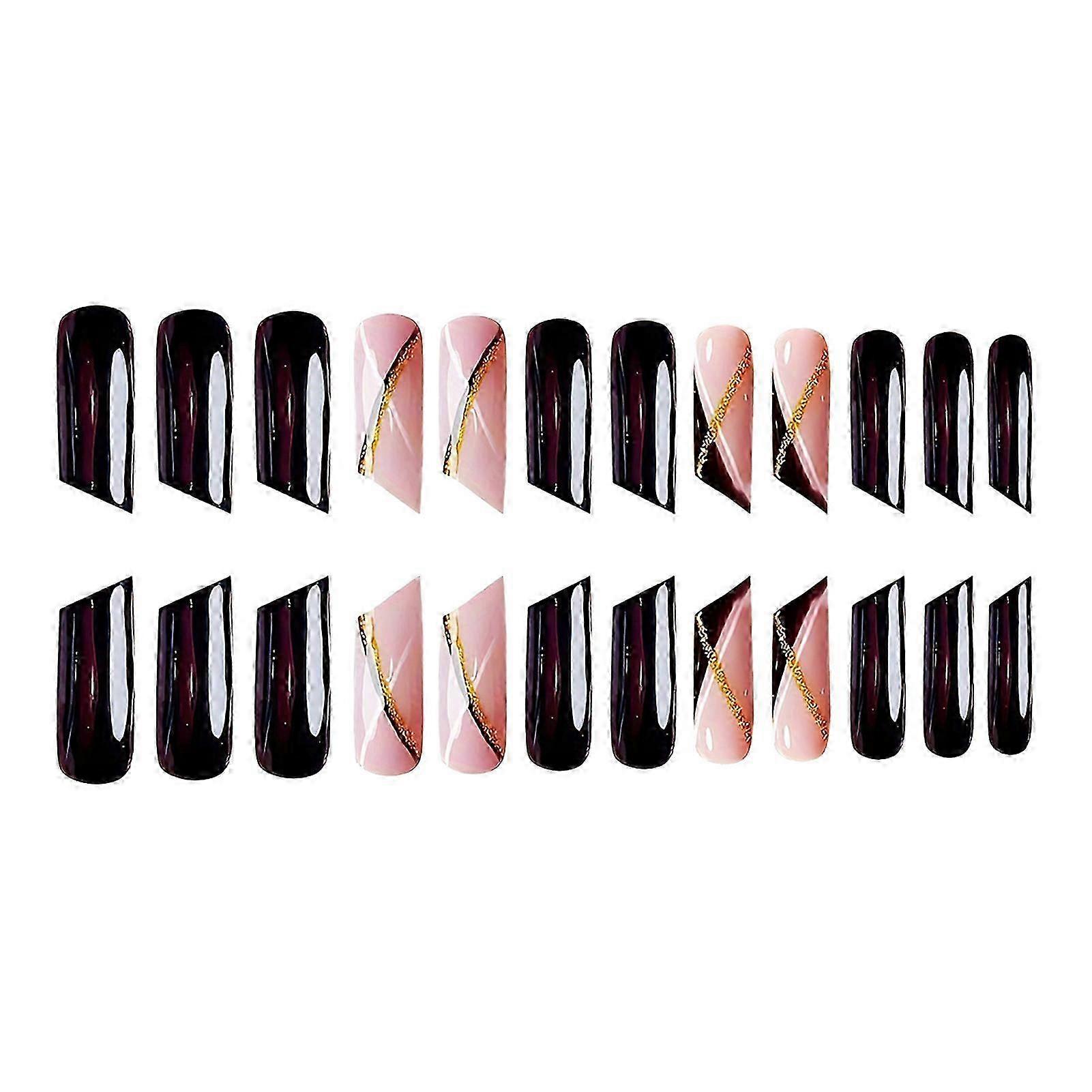 Bevel-Tip Odourless Fake Nails