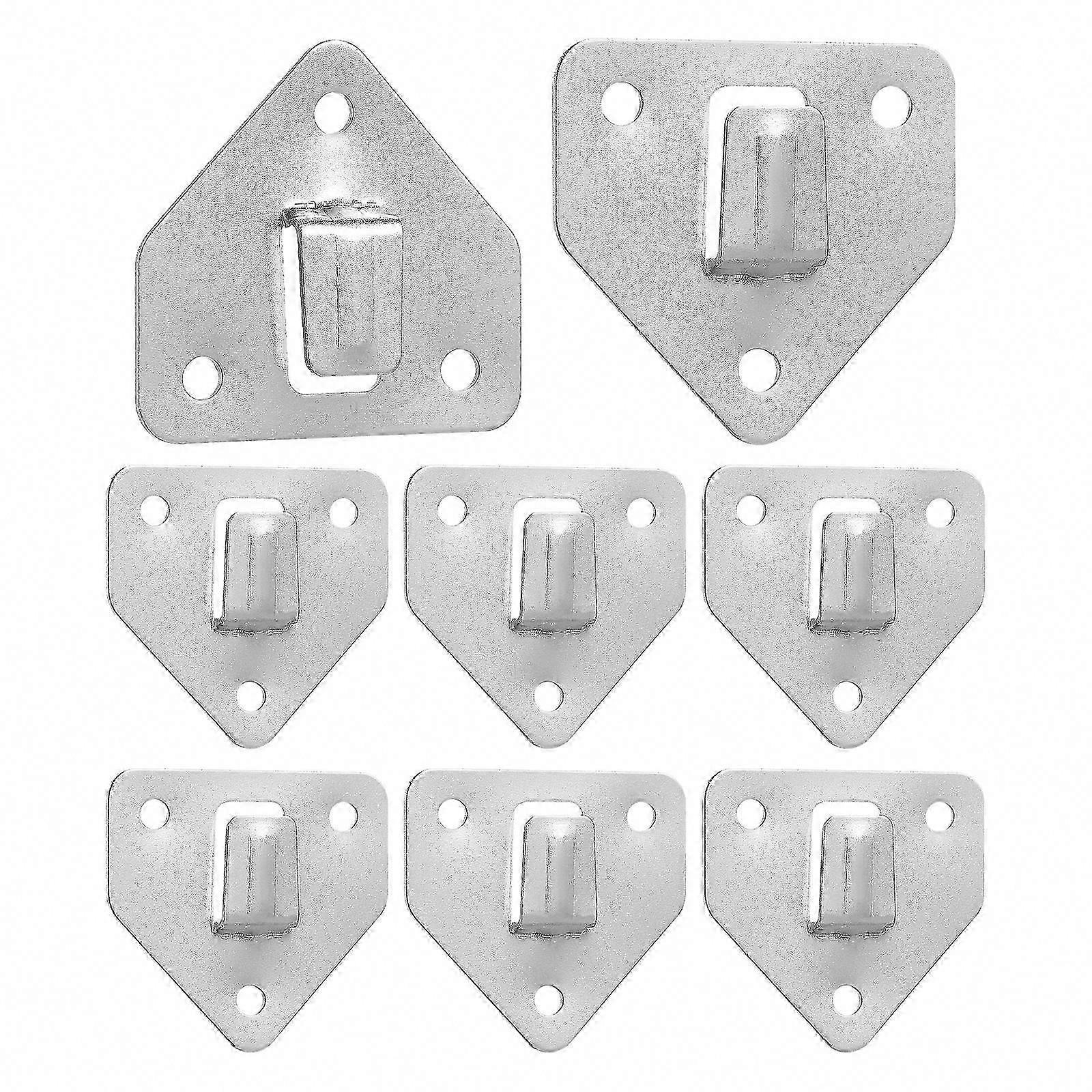 Wall Mounted Fire Extinguisher Bracket Space Saving Quick Access Iron 8Pcs