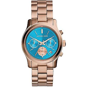 Michael kors runway Watch for Women Analog Quartz with Stainless Steel Bracelet Plated in Gold MK6164