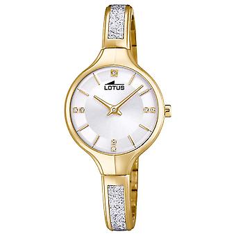 Lotus watches Quartz Analog Woman Watch with Stainless Steel Bracelet 18595/1