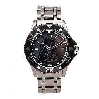 Star Wars Darth Vader Tonal Black Analog Stainless Steel Watch