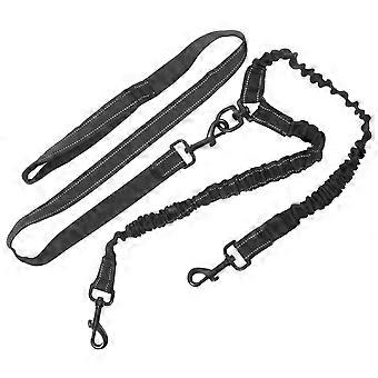 Free Pet Leash for Running 2-in-1 Reflective Dog Leash