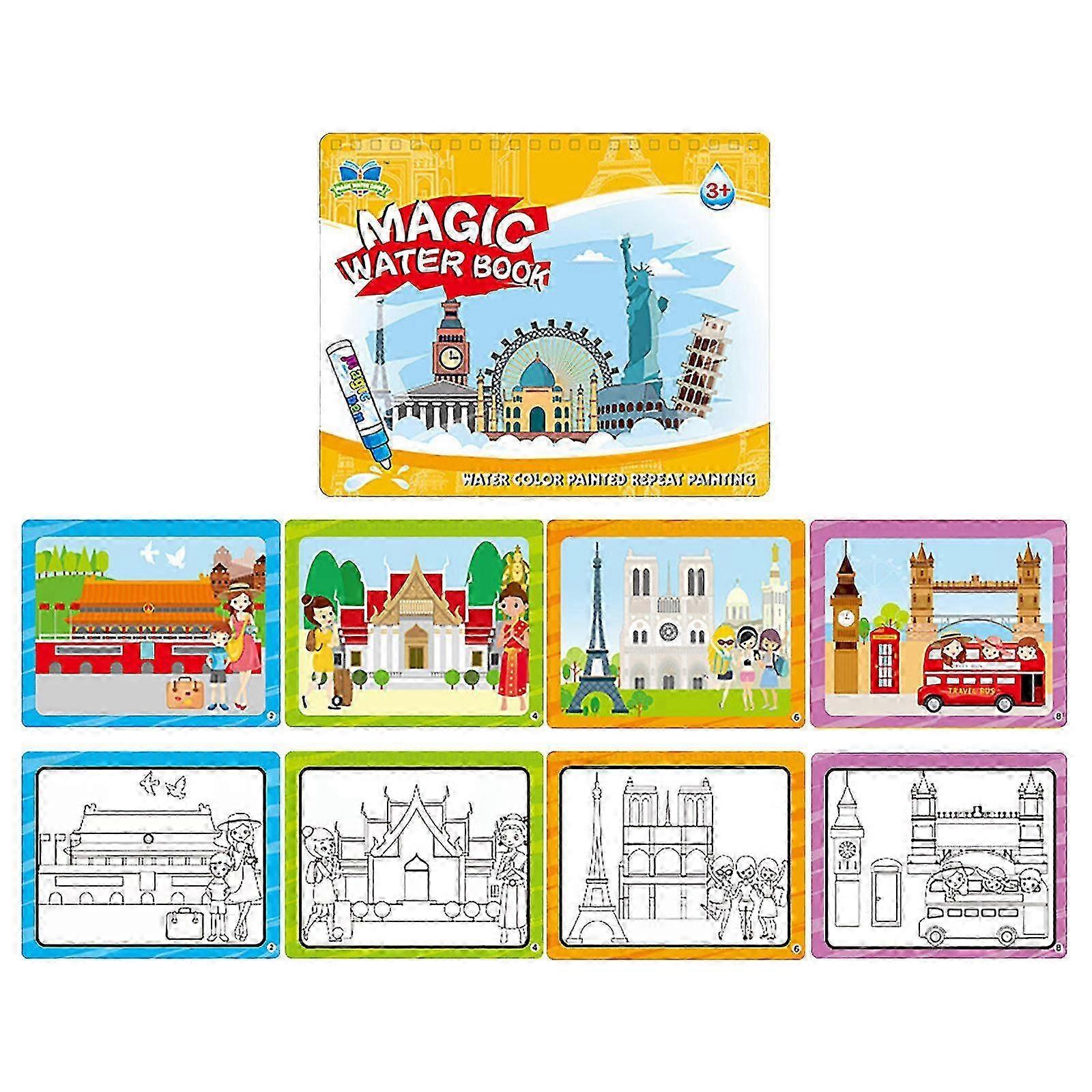 Repeatable Watercolour Drawing Book Kids