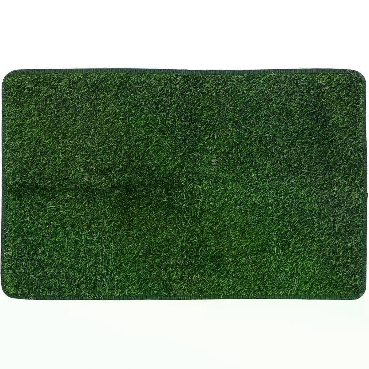 Fake Grass PET Pee Mat Fast Liquid Wicking