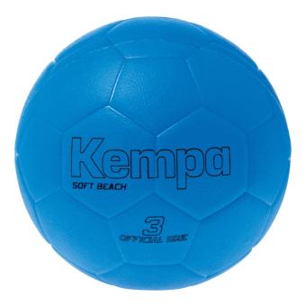 Soft Beach handbal, geschikt voor zand, fluo blauw, laag letselrisico