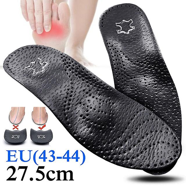 Eid New Arch Support 25mm Orthotic Insole Black Leather Orthotics