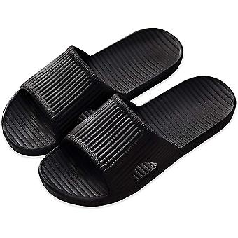 Pantofola per doccia, bagno o interno, antiscivolo Nero (40-41)
