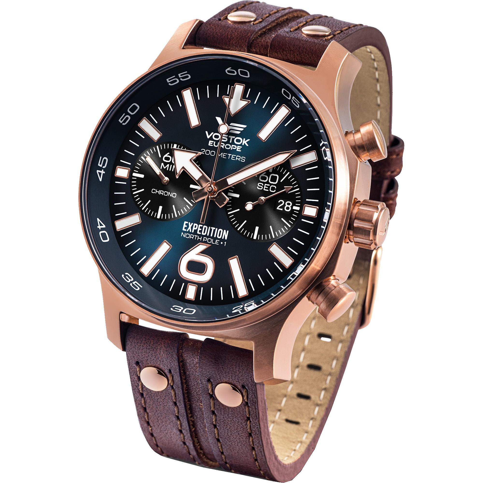 Expedition north pole 1 Analog Men's Quartz Watch with Cowhide Bracelet 6S21-595B645