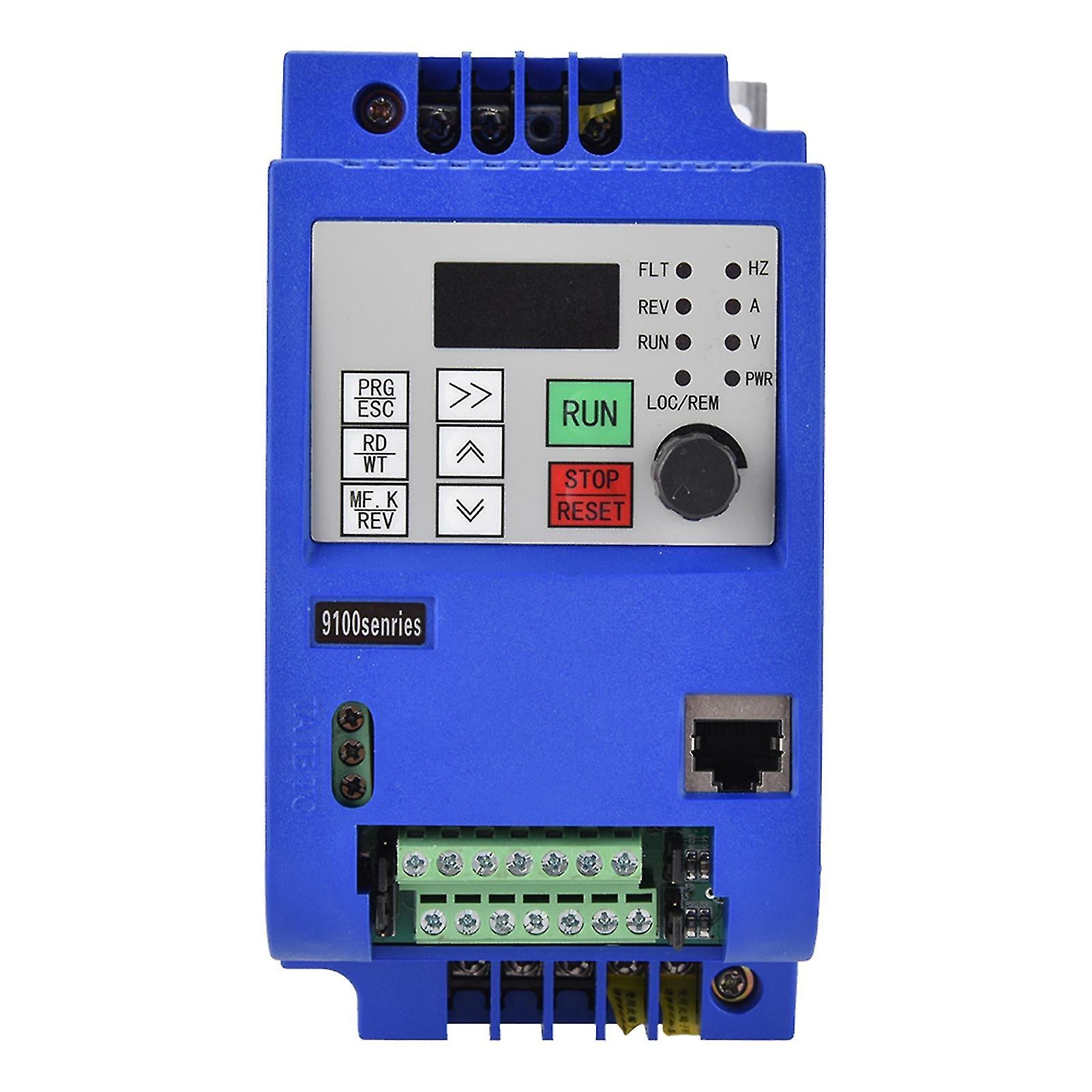 Single Phase To 3 Phase Motor Drive Vfd Frequency Speed Controller Ac220v 2.2kw