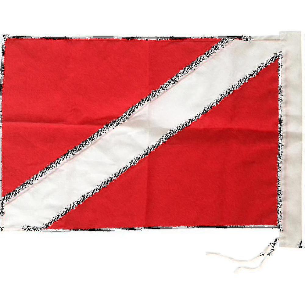 Dive Flag For Scuba Diving Spearfishing Use With Float, Buoy, Boat, Pole 35x50cm