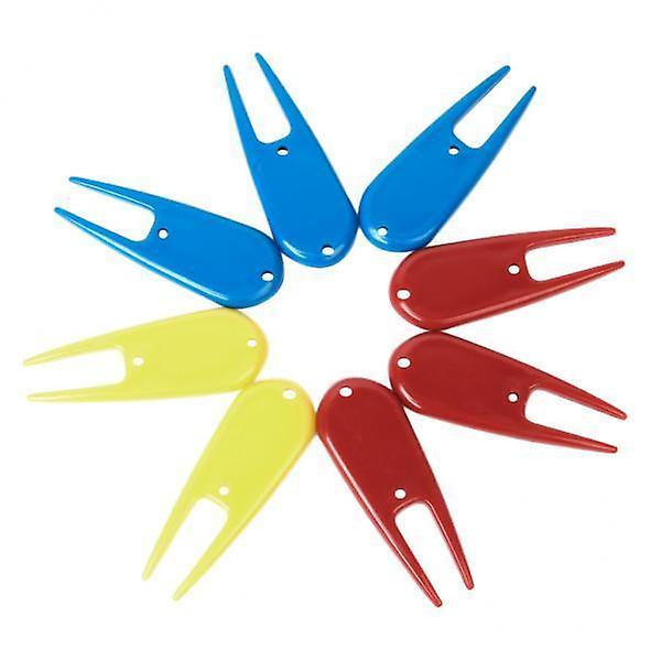 7x8Pcs Plastic Golf Accessory Divot Tool