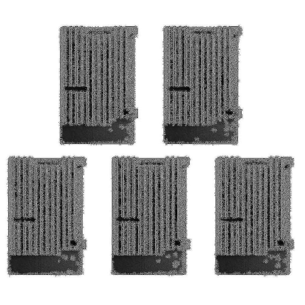 5x For Raspberry Pi 4 Model B Aluminum Case, Passive Cooling Aluminum Alloy Protective Shell Metal