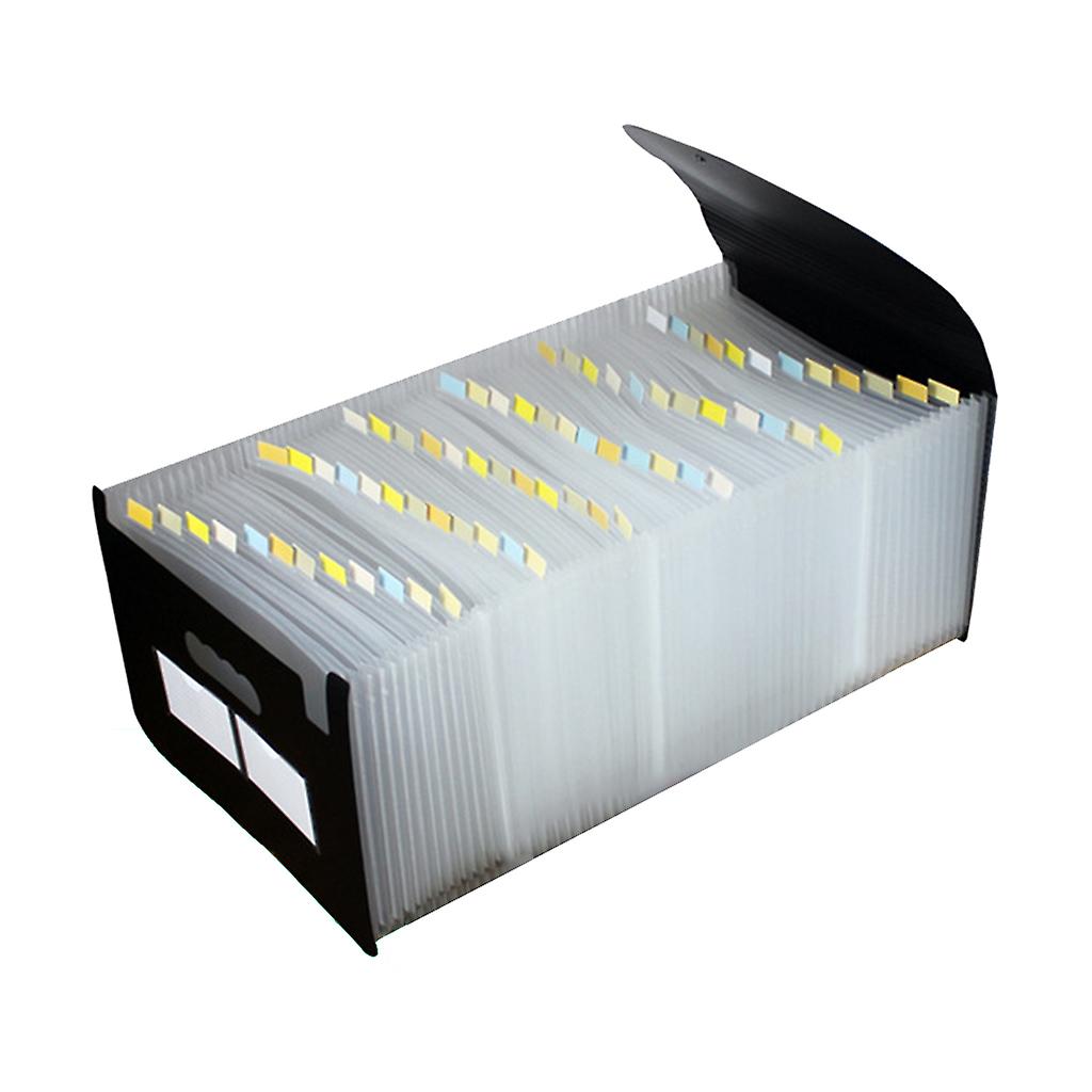 13/24/36/48/60/72 Pockets Classified File Folder Telescopic Standing A4 Organizer Extension Folder Desktop Storage Rack School Supplies Stationery