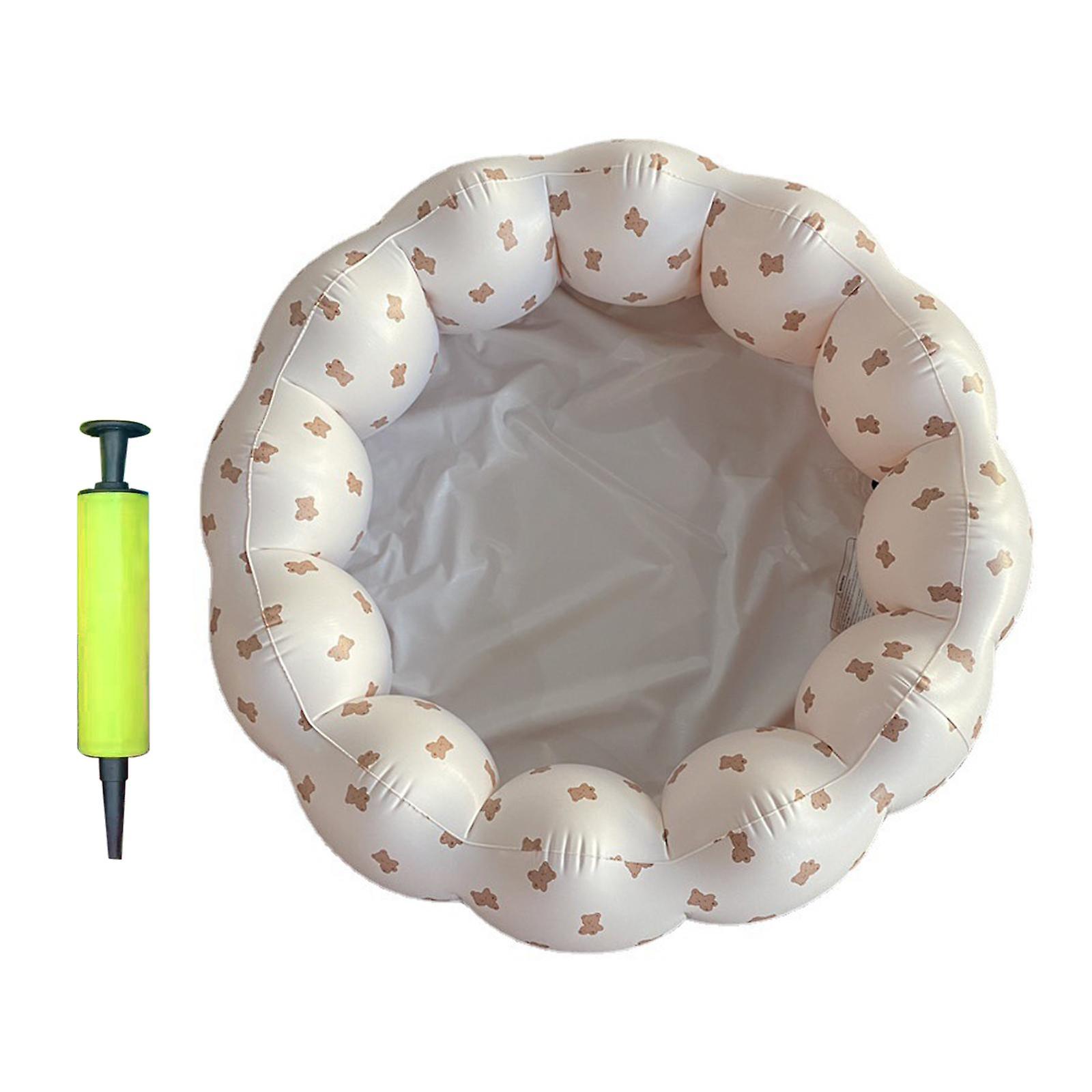 子供のためのインフレータブルプール芝生の庭の夏の楽しい座っているクマのパターンのためのポータブル小さな赤ちゃんプール