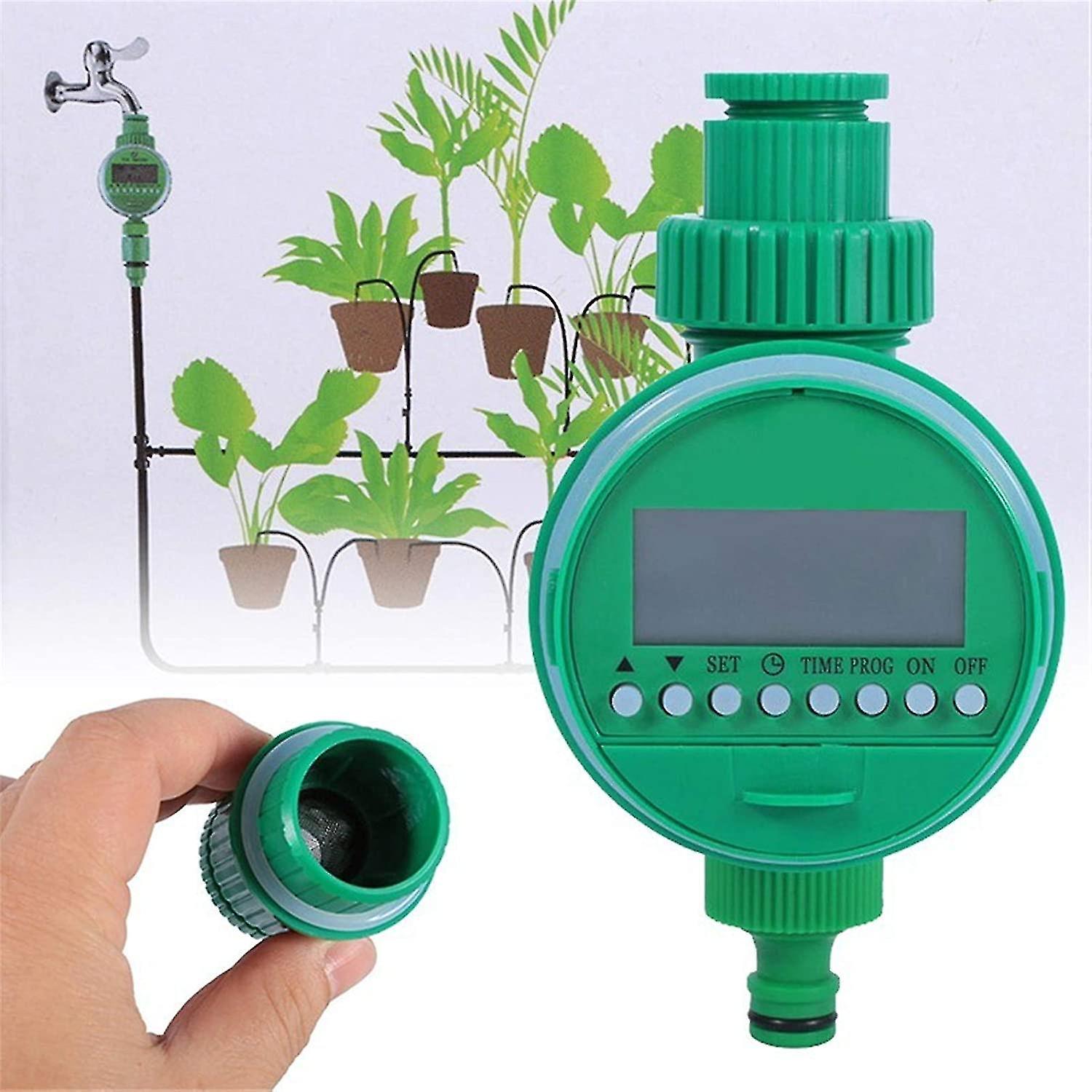 Water Timer, Mknzome Outdoor Watering Controller Automatic Sprinkler Electronic Hose Timer, Multiple