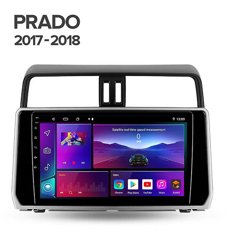 For Toyota Land Cruiser Prado 150 2017 - 2018 Car Radio Multimedia Video Player Navigation No 2din