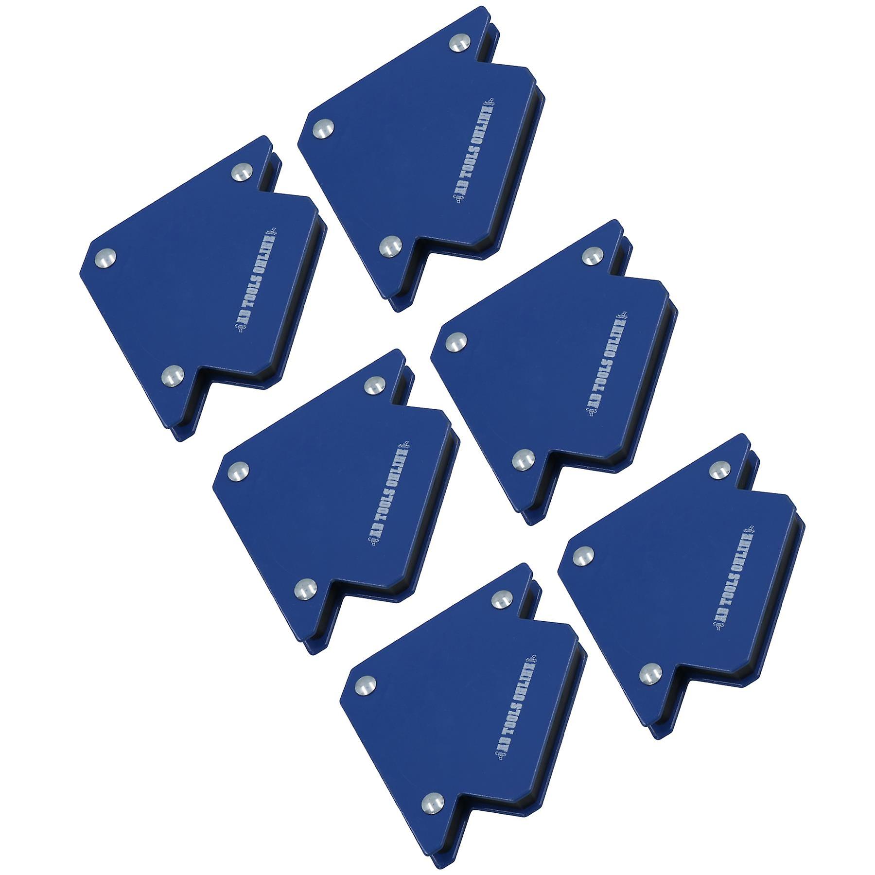 6pk 25lb 75mm Welding Magnet Arrows Welder Holder Support Durable Angles