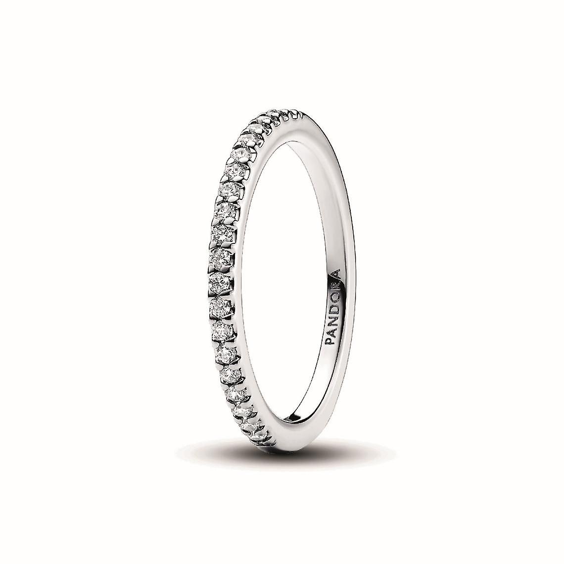Glitzernder Silberring
