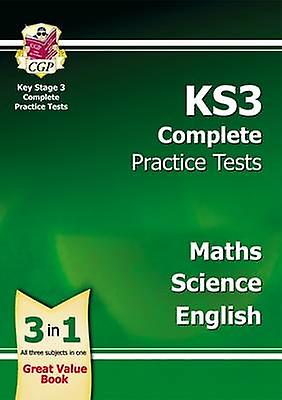 Ks3 Tests pratiques complets Maths Sciences Anglais par CGP Books Livre de poche
