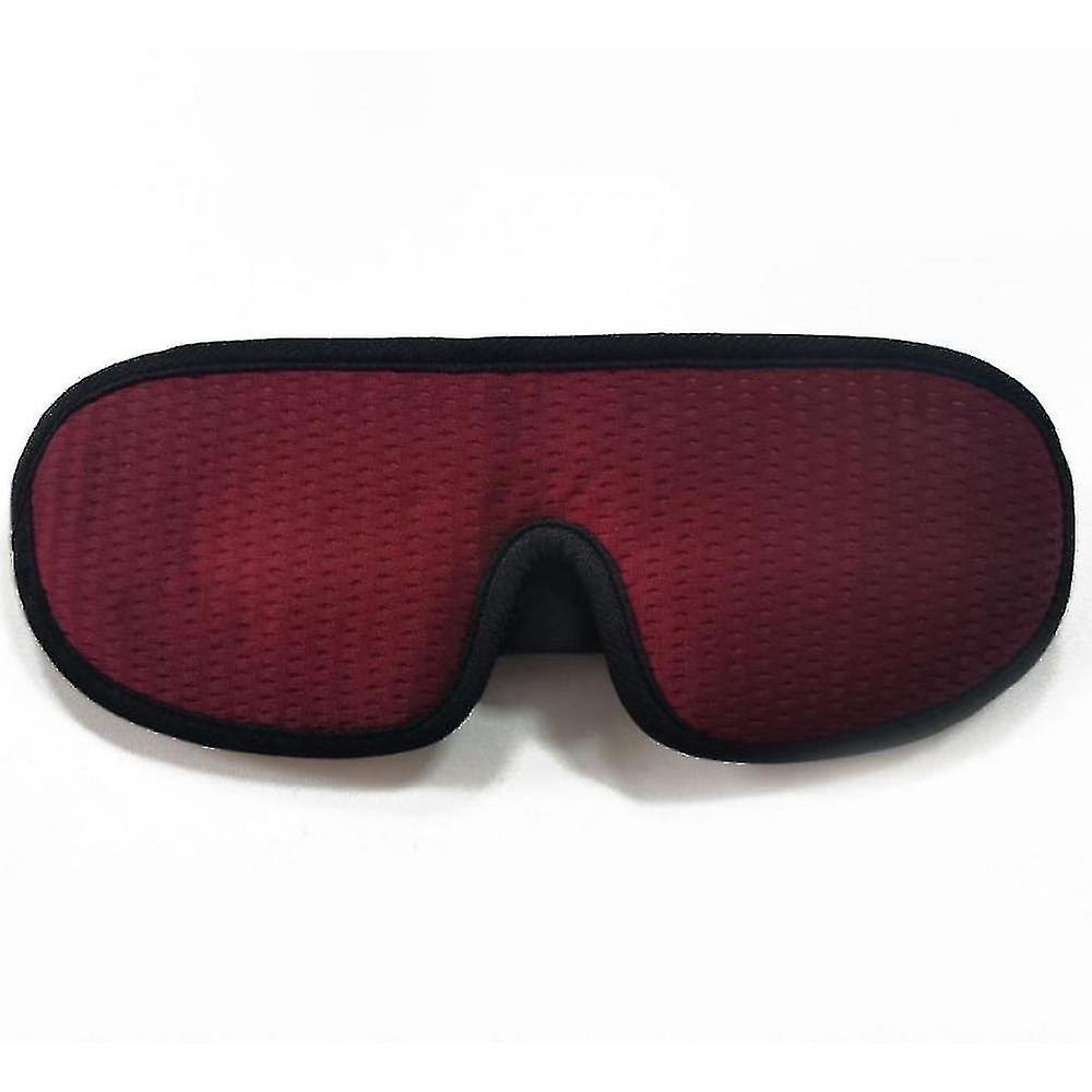 Eye Masks Eye Mask For Sleeping With Adjustable Strap Comfortable Soft Night Blindfold Red