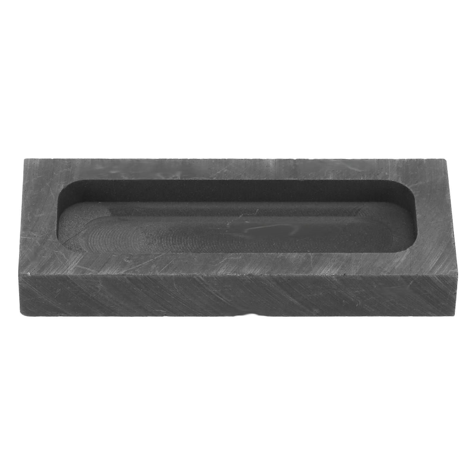 Moule rectangulaire en graphite pour lingotière, anticorrosion, pour or et argent, pour moulage, fusion, raffinage