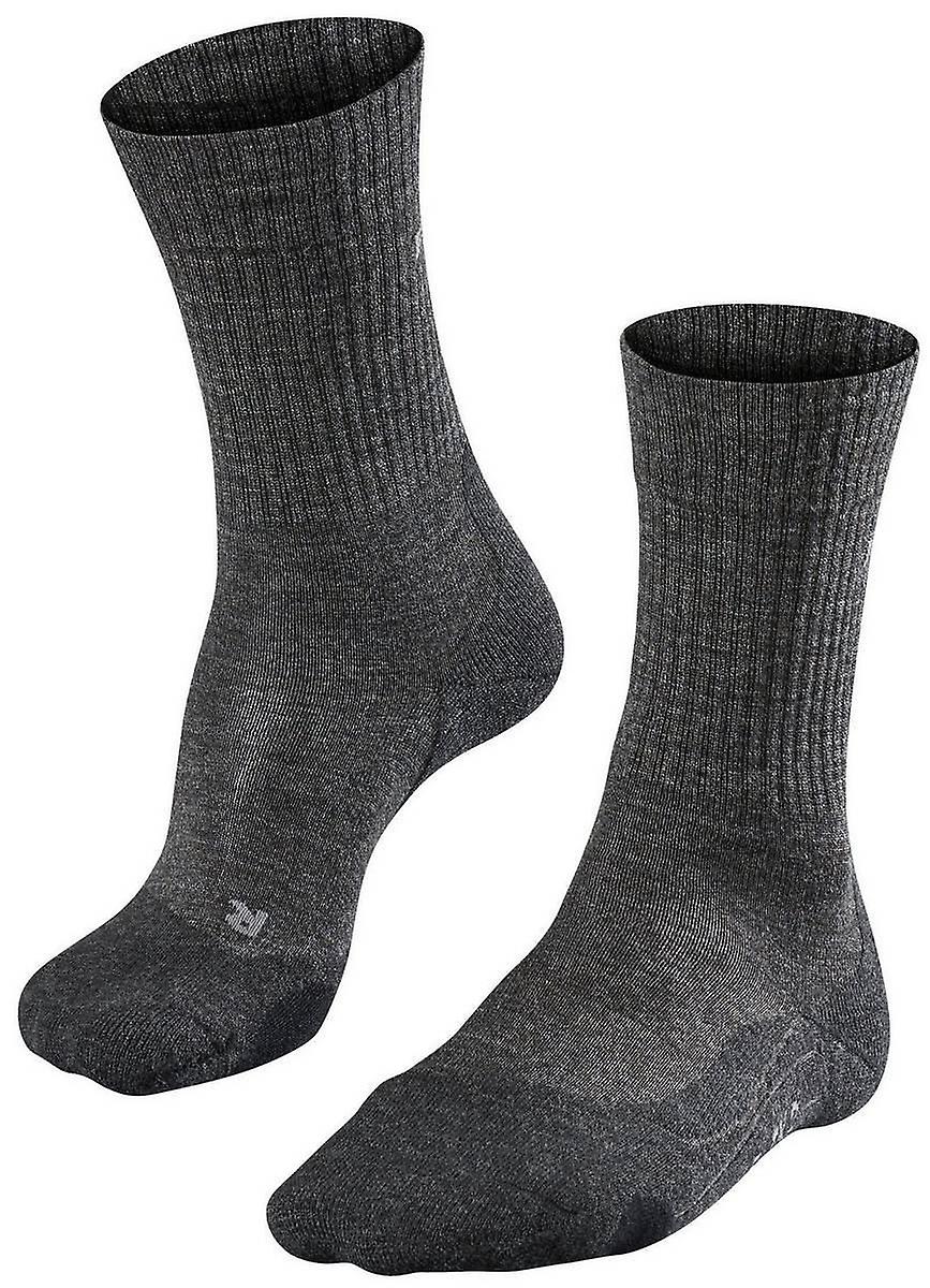 Falke Trekking 2 Medium Wool Socks - Smog Grey